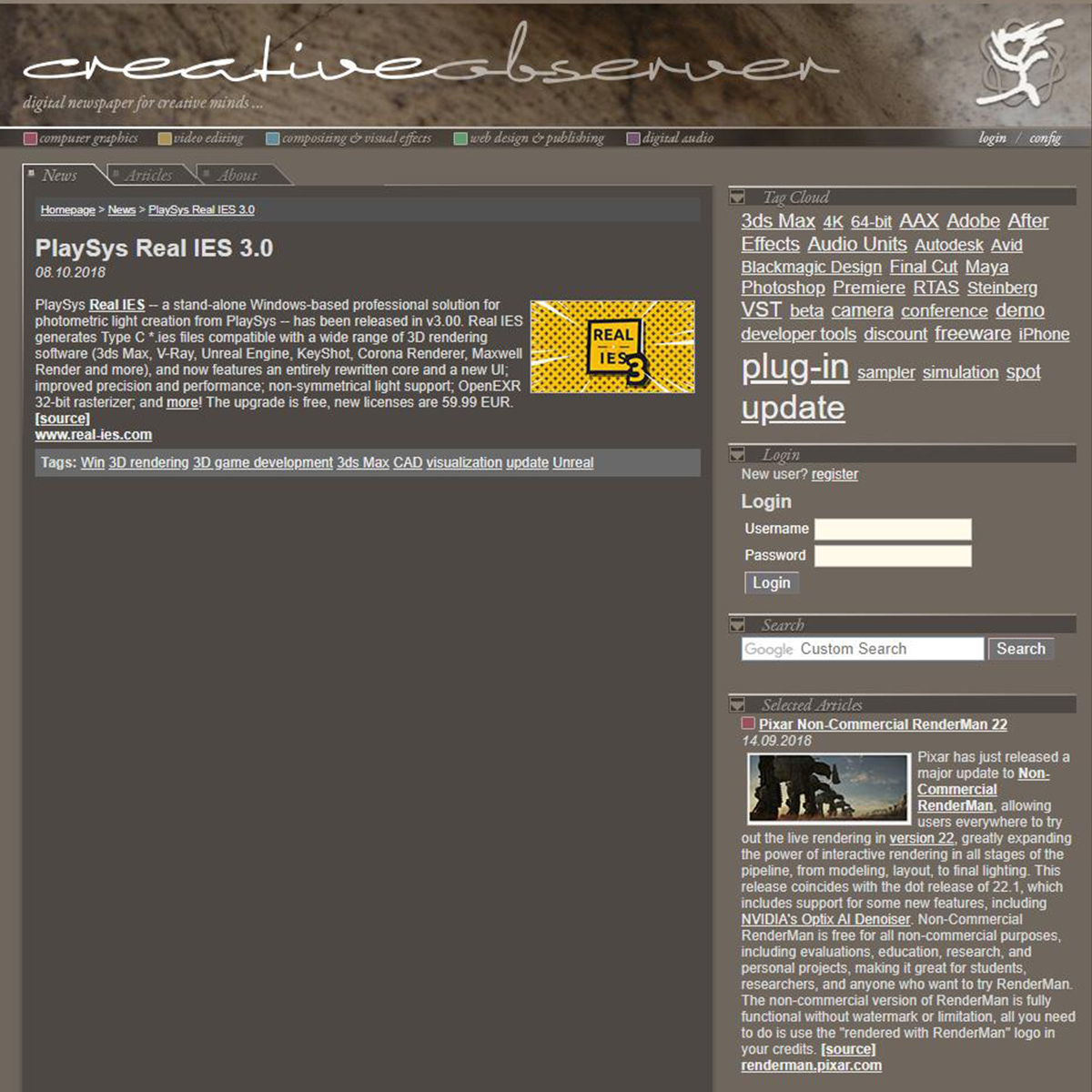 Real IES 3 - Creative Observer